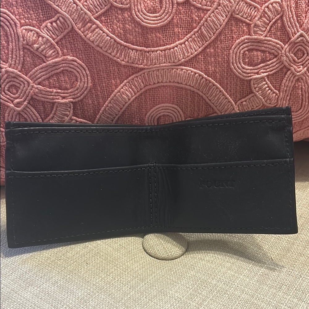 Fount Leather Black Key Card Holder
